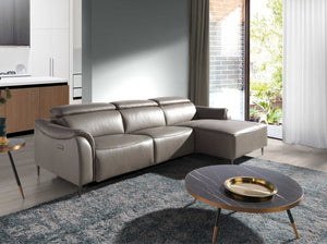 Tavolino rotondo in marmo porcellanato e acciaio nero