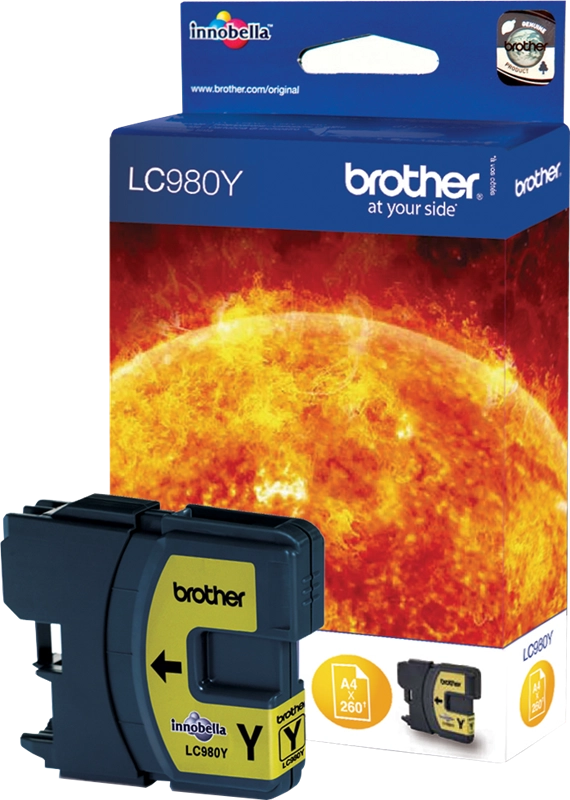 Brother LC980Y cartuccia d'inchiostro 1 pz Originale Giallo