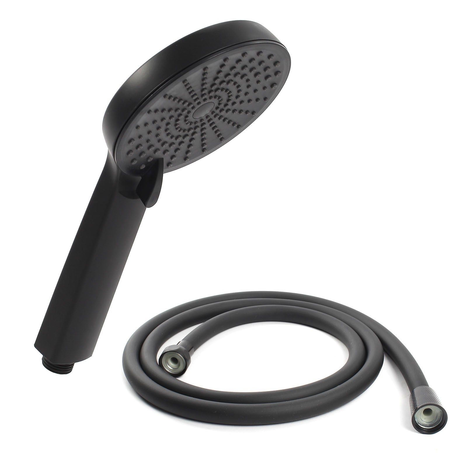 Set doccia nero opaco doccetta e flessibile doccia