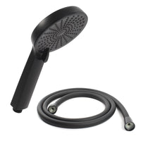 Set doccia nero opaco doccetta e flessibile doccia