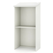Leggio con ripiano portaoggetti 58 x 40 x 117 cm per discorsi comodi bianco moderno 20_0018964