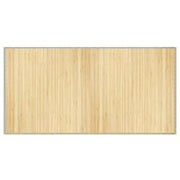 Tappeto del soggiorno | Tappeto Rettangolare Naturale Chiaro 100x200 cm in Bamb¨´