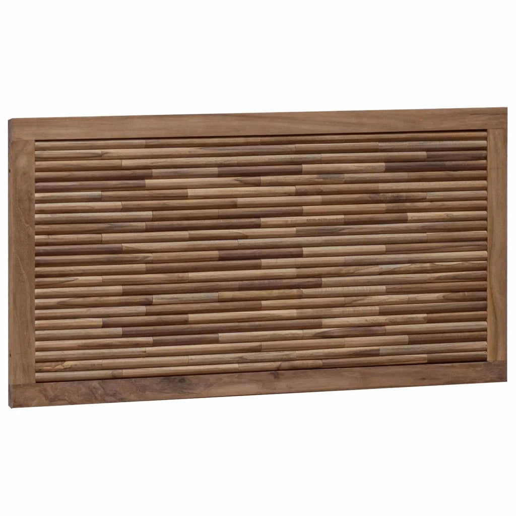 Testiera Naturale 100 cm Legno di teak solido 42024571