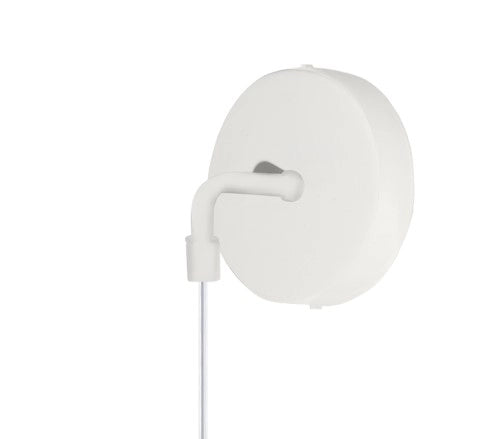 APPLIQUE BIANCO 1 LUCE PICCOLA VETRO ORO 1155BI-A-OR