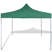 Tenda Pieghevole-Tenda Gazebo Verde 3 x 3 m
