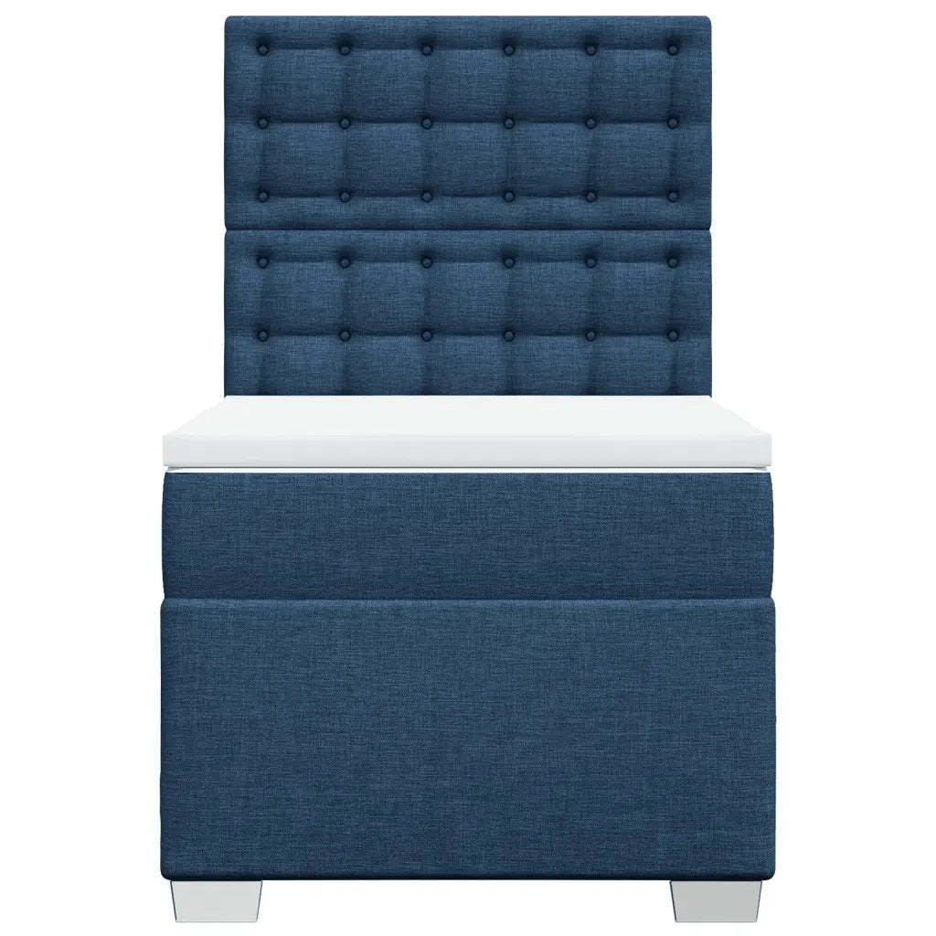 Giroletto a Molle con Materasso Blu 90x200 cm inTessuto 3290391