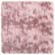 Tappeto del soggiorno | Tappeto Shaggy a Pelo Lungo NAVARRA Rosa Antico 120x120cm