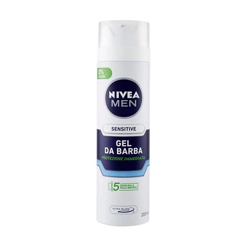 NIVEA MEN SENSITIVE SCHIUMA DA BARBA IN FORMATO DA 200 ML PROTEZIONE IMMEDIATA