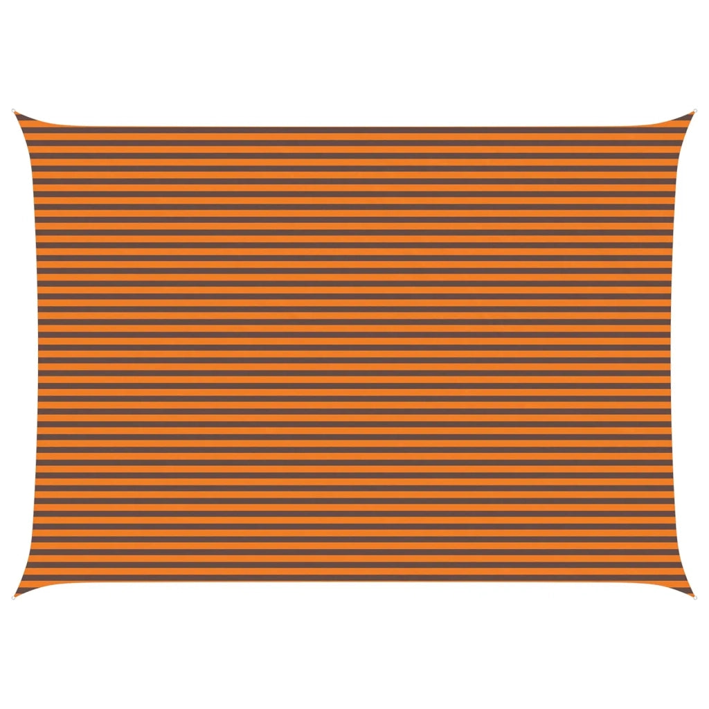 Vela da ombra solare Arancione e Marrone 7 x 5 m