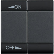 Living Light - Copritasto 2 moduli ON OFF regolazione - L4911M2AIN
