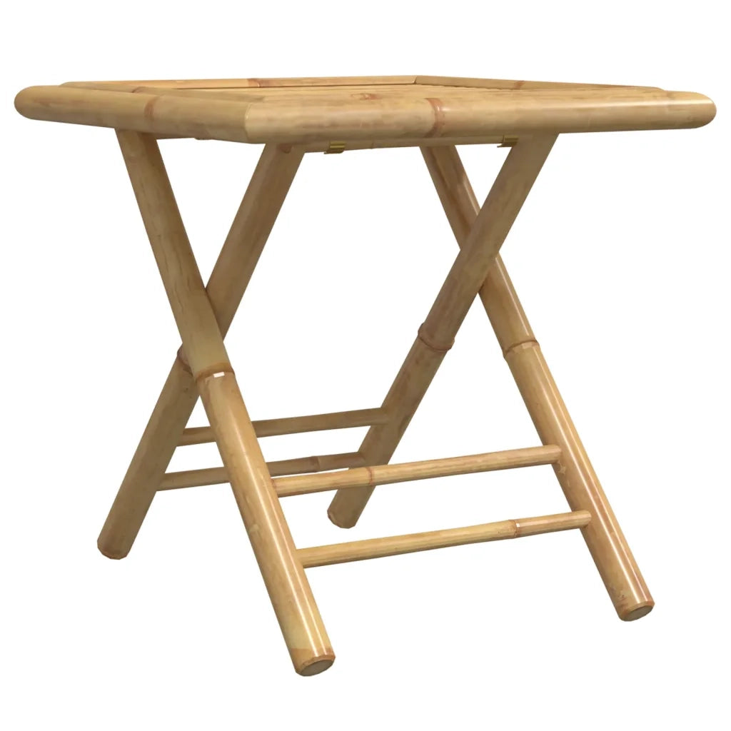 Tavolo da Giardino Pieghevole 45x45x45 cm Bambù 365877