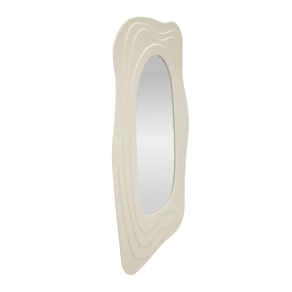 Specchio con Cornice VKH470, Bianco, MDF, 90x4x165 cm