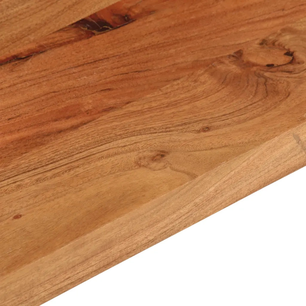 vidaXL Piano Tavolo 110x20x3,8 cm Rettangolare Legno Massello Acacia