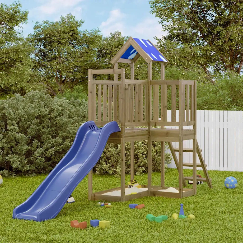 Set da Gioco da Esterno in Legno di Pino Impregnato CFW6243404