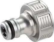 Adattatore per rubinetti 26,5 mm (G 3/4"): Adattatore per rubinetti, alta qualità metallo, flusso d'acqua liscio, resistente al gelo, con imballo (18241-20) [Classe di efficienza energetica A]
