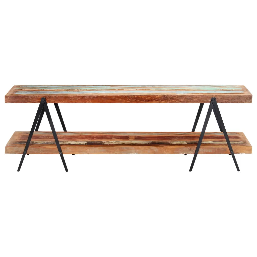 Mobile Porta TV 160x40x50 cm in Legno Massello di Recupero cod mxl 13822