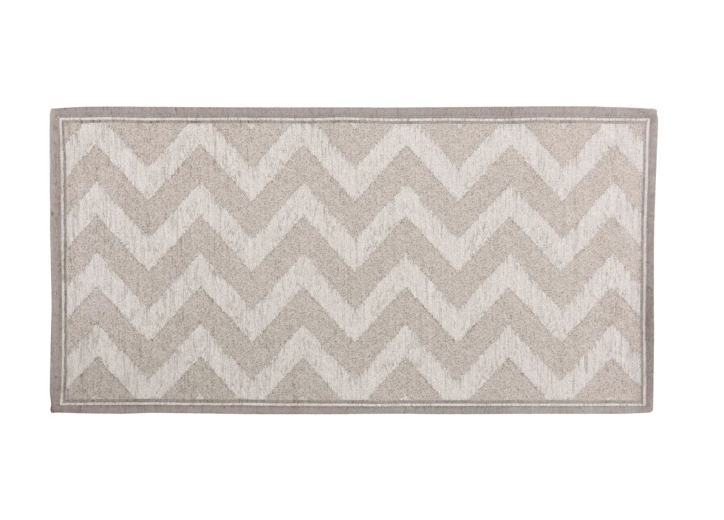 Tappeto Passatoia Cucina Corsia Retro Antiscivolo Disegni New Varie Fantasie By Suardi - 55x115 - Nordic Beige