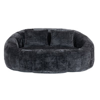 Pouf - Xylo - Chenile nero interno/esterno