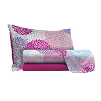 Set lenzuola Matrimoniale stampa sopra Sotto e Federe Soffioni