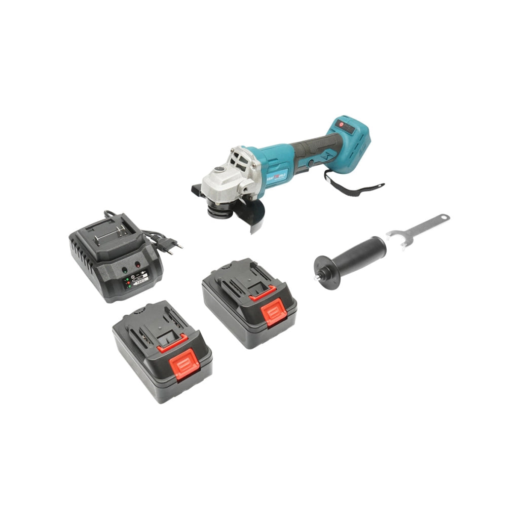 Smerigliatrice angolare 125 mm con batteria 20 V/4 Ah KrafTWorld