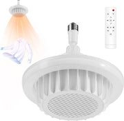 Sistema di riscaldamento per soffitto da bagno con ventilatore e luce LED - Protezione contro il sovraccaloramento - Riscaldamento per camera da letto e terrazza.