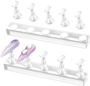 Display per unghie 5-delicato - Ospite per unghie - Supporto magnetico standard - Strumento DIY - Manicure autonoma - Risultati professionali