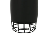 Porta scopino nero - serie grid