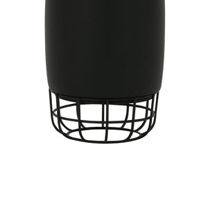 Porta scopino nero - serie grid