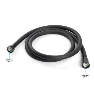 Set doccia nero opaco doccetta e flessibile doccia