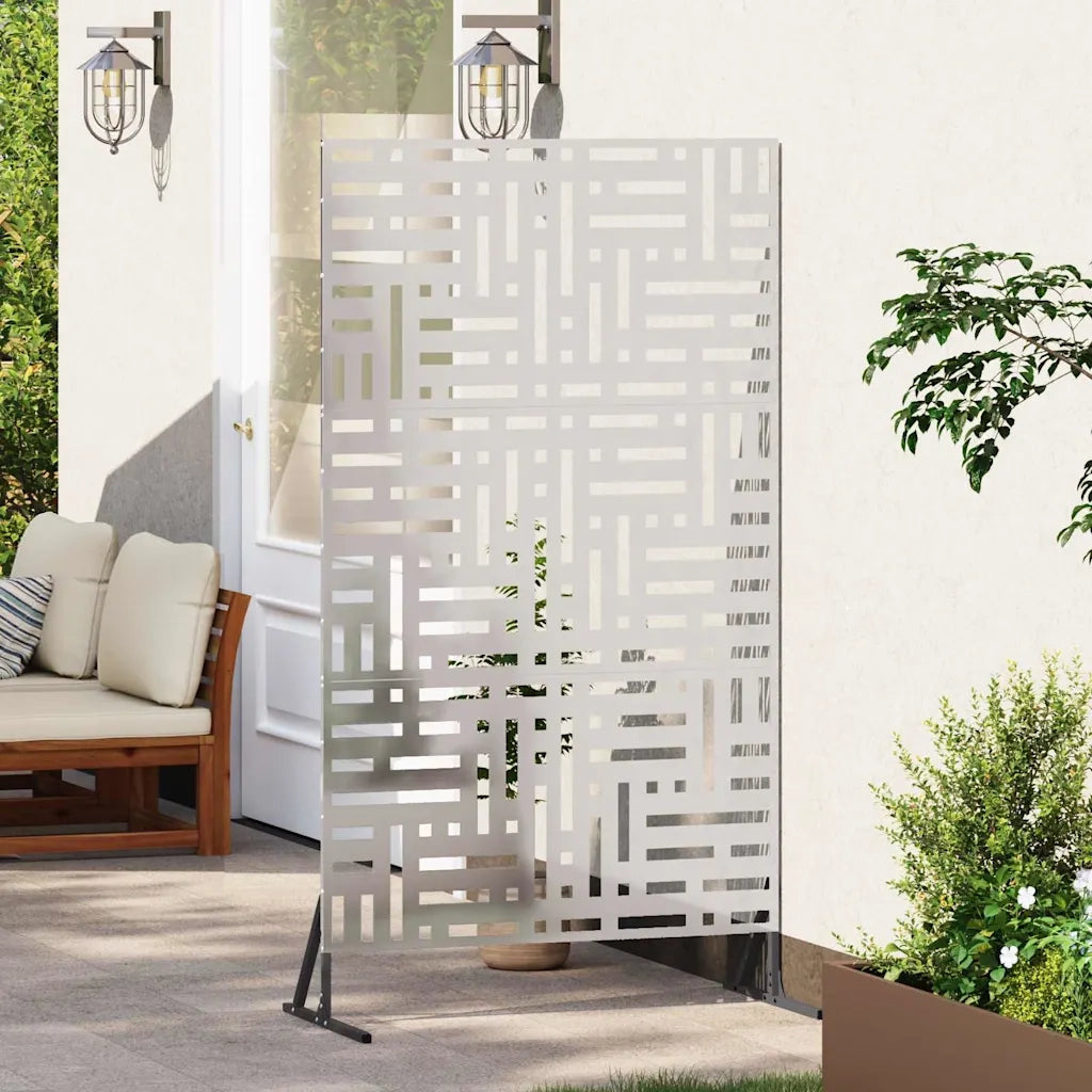 Schermo per Privacy Grigio 100 x 50 x 180 cm Acciaio CFW9779661