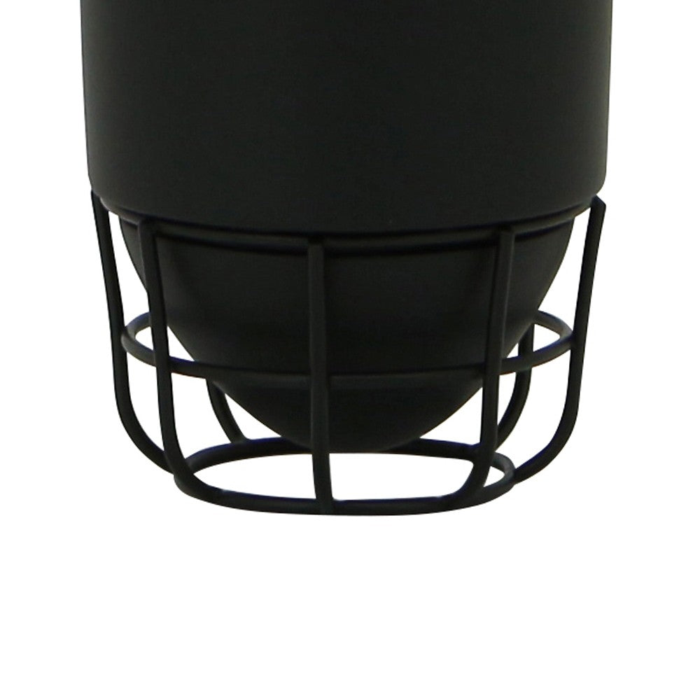 Bicchiere nero - serie grid