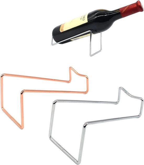 Sistema di conservazione delle bottiglie di vino - Racks per bottiglie di vino per uso domestico - 2 pezzi