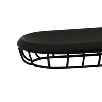 Porta sapone nero - serie grid