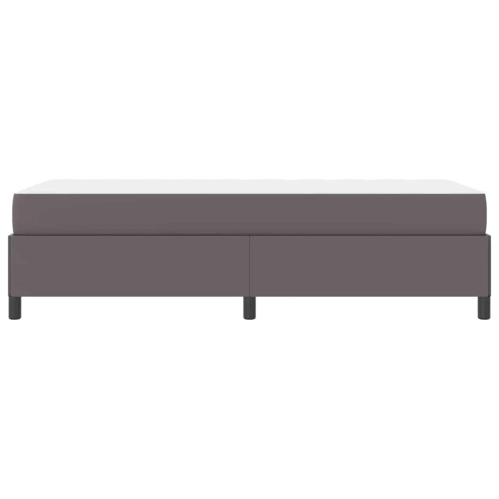 Struttura del letto con materasso Grigio 80 x 200 cm Tessuto