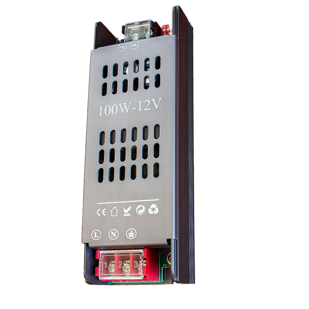 Trasformatore Alimentatore LED 100W DC 12V AC 220-240V IP20