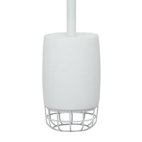 Porta scopino bianco - serie grid