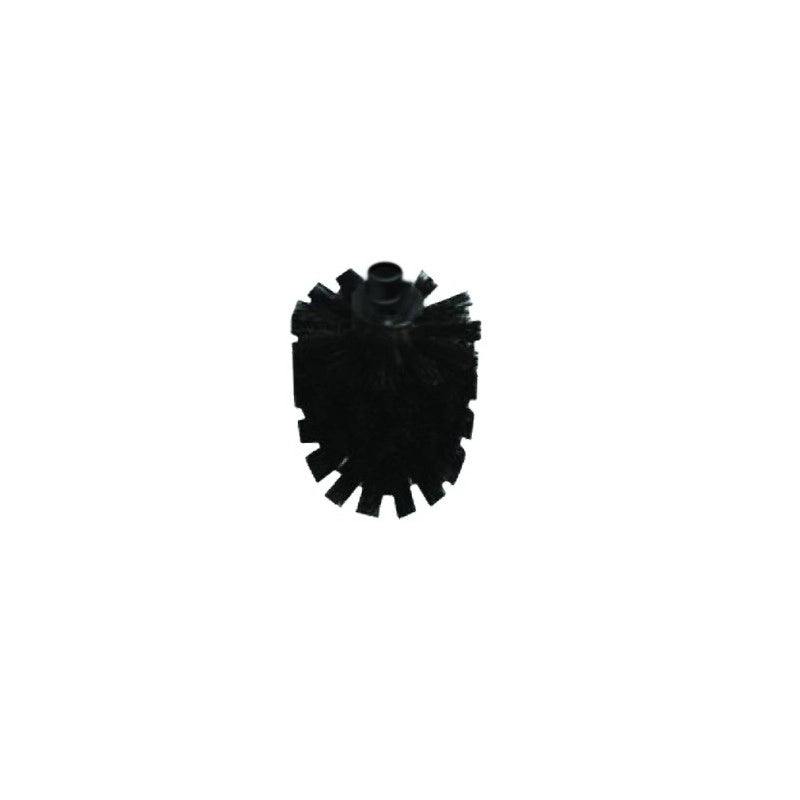 Scopino per WC NEO nero in acciaio inox 34x13,5cmxØ9cm