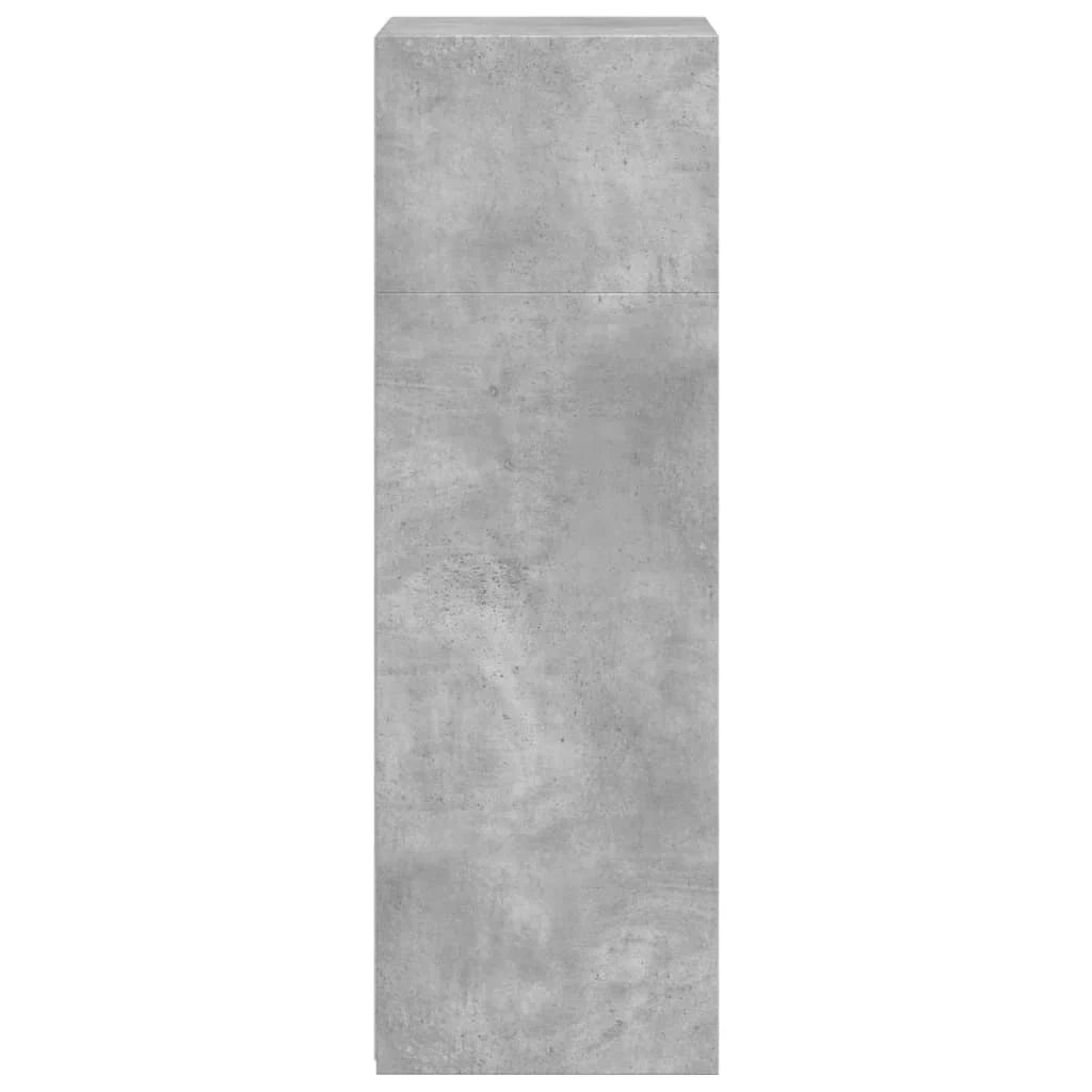 Buffet credenza cassettiera mobiletto mobile contenitore organizer cucina soggiorno salotto alto 50 x 41 x 124 cm legno ingegnerizzato grigio 02_0034446