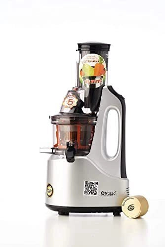 Siqur Salute 8388765572492 LIFE ENERGY PRO Estrattore Elettrico 240 W 60 rpm colore Silver