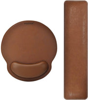 Sostegni per polso ergonomici - Comodi e Sostenibili - 1 Set - Nero - Pelle in PU e Schiuma a bassa densità