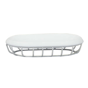 Porta sapone bianco - serie grid