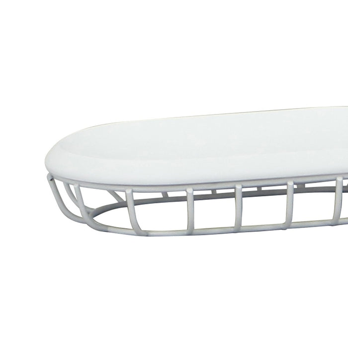 Porta sapone bianco - serie grid