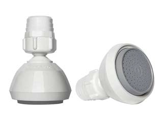 SOFFIONE DOCCIA IN POLIPROPILENE 1/2 FEMMINA BIANCO - 5 blister SIROFLEX