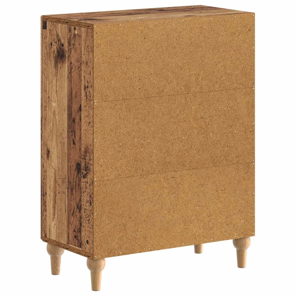 Mobiletto da Bagno ALKMAAR Legno antico 59,5 x 31 x 80 cm 896183