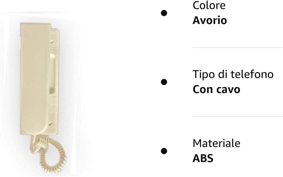 CITOFONO MECCANICO URMET 1130/11 SOSTITUISCE 1130/1 TASTO SUPPELMENTARE AVORIO