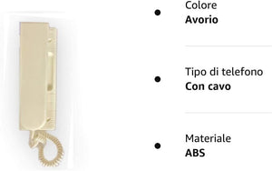 CITOFONO MECCANICO URMET 1130/11 SOSTITUISCE 1130/1 TASTO SUPPELMENTARE AVORIO