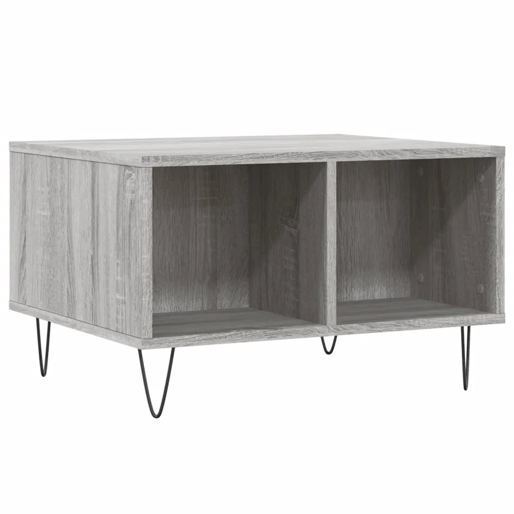Tavolino da Salotto grigio sonoma 60x50x36,5 cm in Multistrato 830546