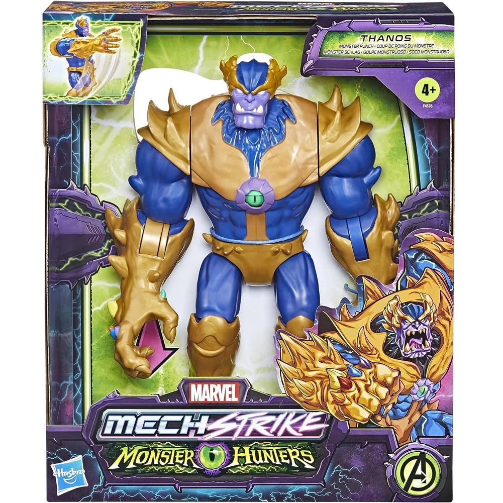 Marvel Avengers Mech Strike Monster Hunters Punch Thanos Action Figure 22,5 cm
