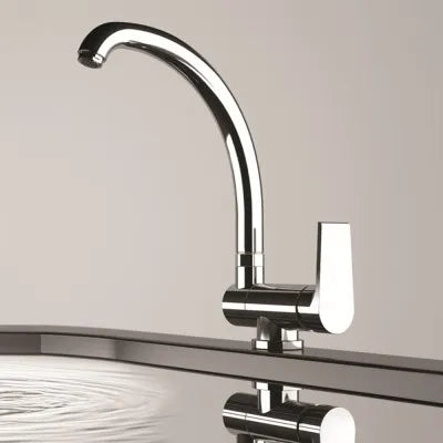 Miscelatore lavello cromato con canna pieghevole Mariani serie Artic