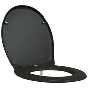 Sedile del WC Nero 47 x 37 x 4 cm Duroplast CFW7417667